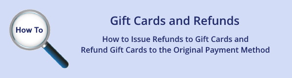Refunds and gift cards documentation