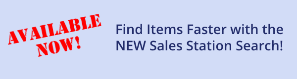 Available Now: New Sales Station Search!